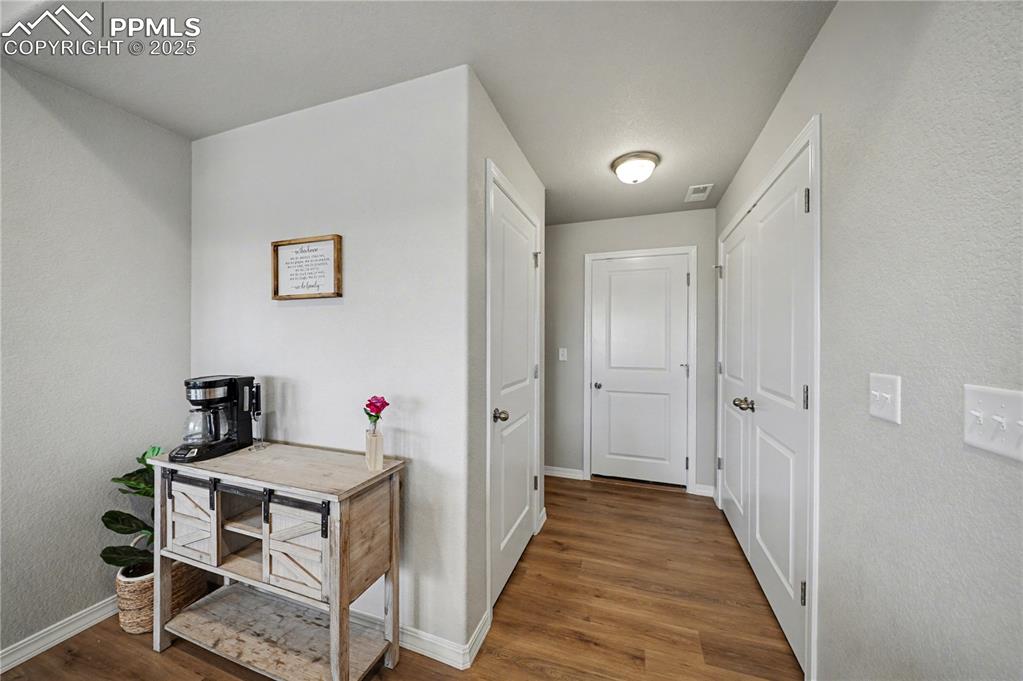 Image 11 of 38: Kitchen nook perfect for a coffee bar!