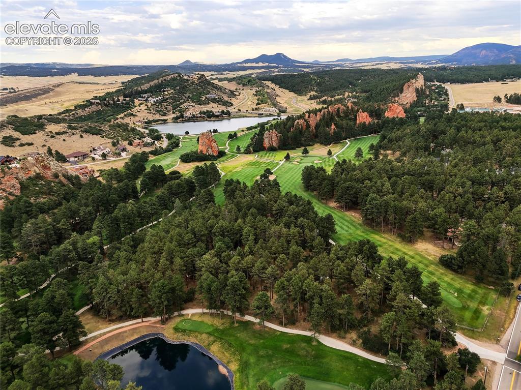 Image 49 of 50: This stunning drone shot showcases the exclusive Perry Park community, its 