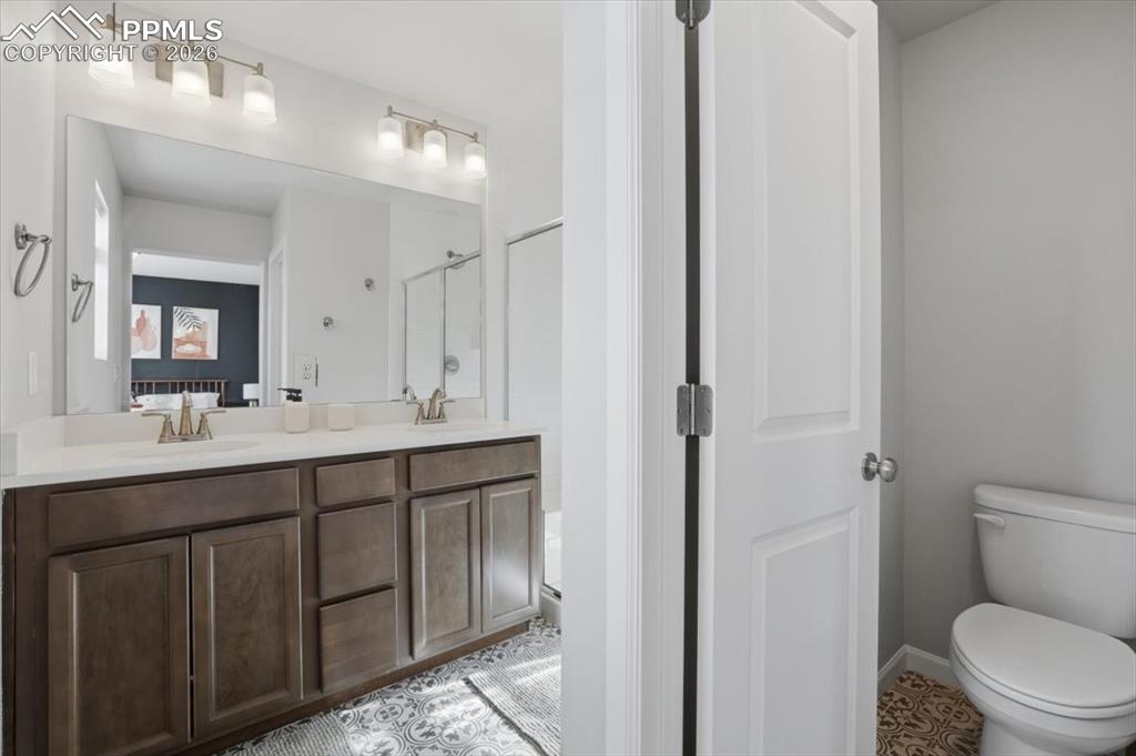 Image 28 of 40: Primary bathroom.