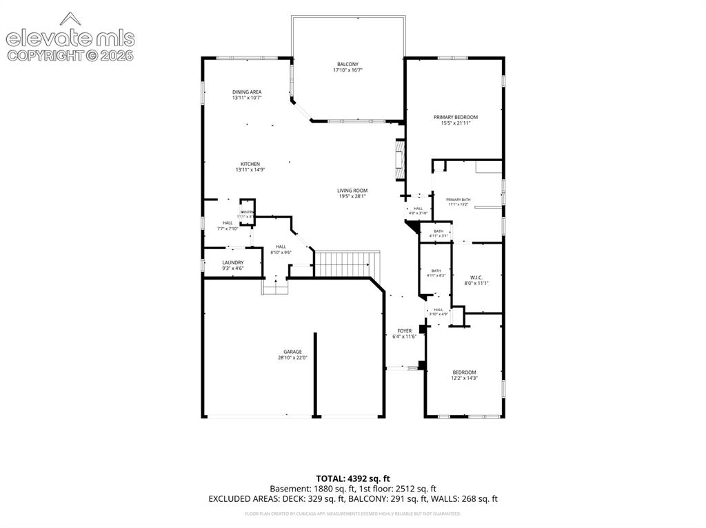 Image 48 of 50: Main Level Floor Plan
