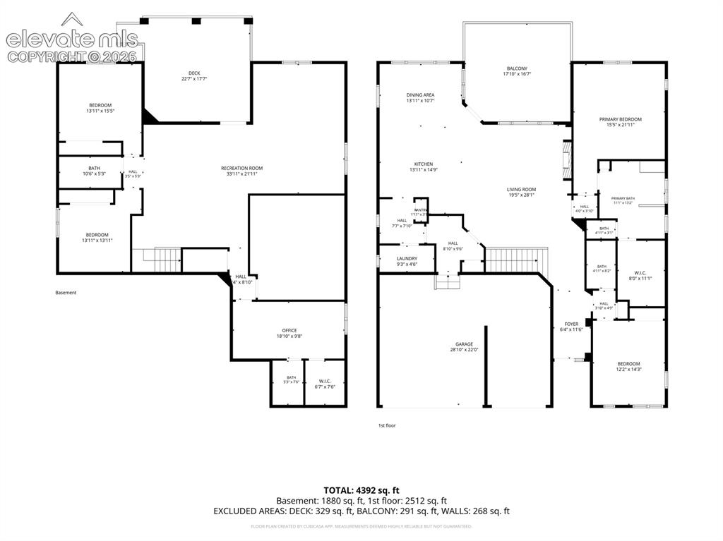 Image 50 of 50: Entire Home Floor Plan
