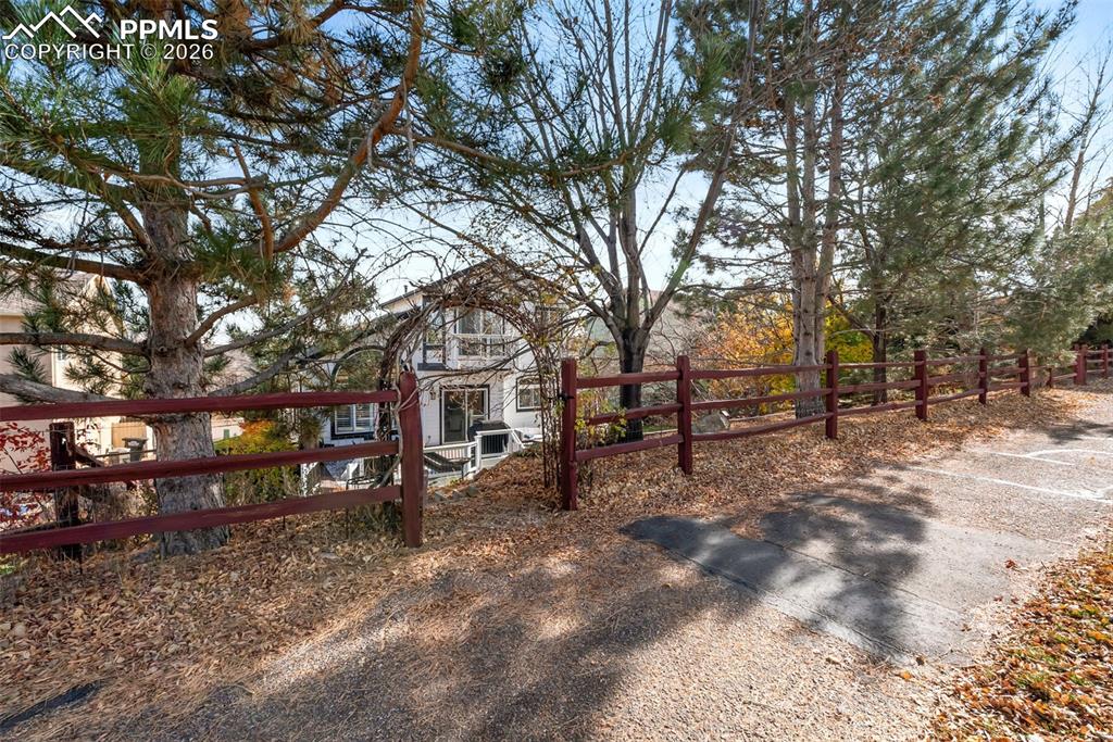 Image 45 of 46: Backyard leading upto recreation center