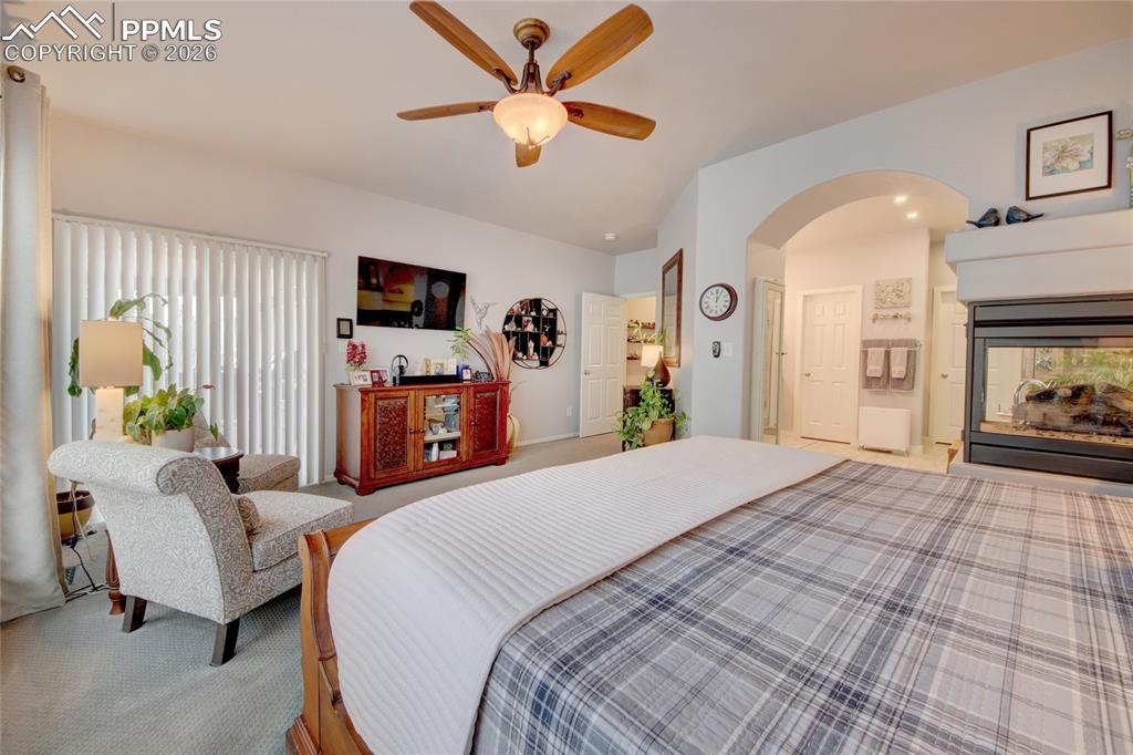 Image 16 of 50: Master bedroom adjoins to master bathroom