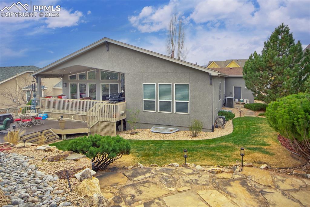 Image 42 of 50: Another view of rear of home