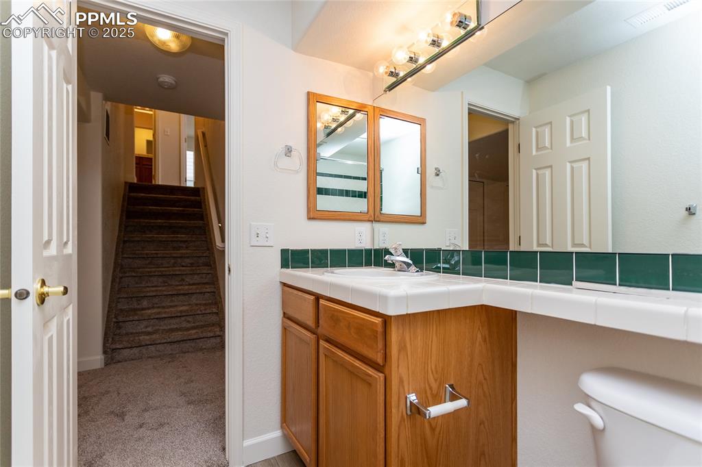 Image 23 of 38: Basement bathroom