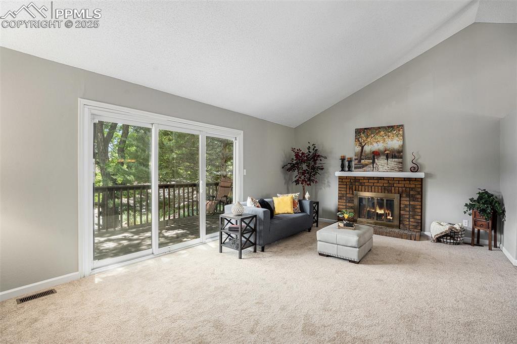 Image 8 of 34: Walkout to front deck