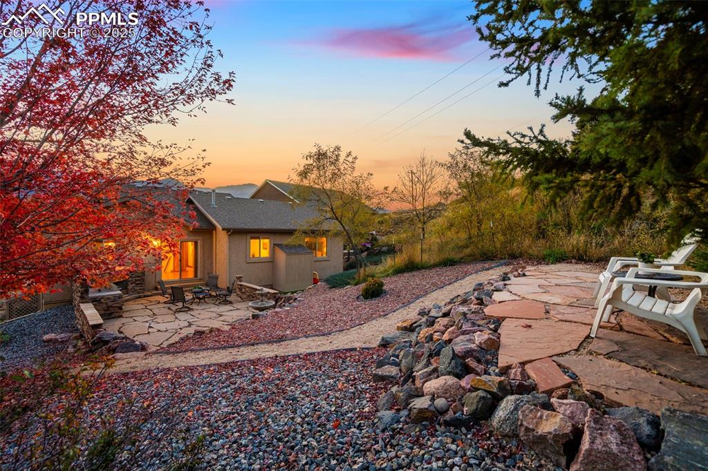 Image 45 of 47: Elevated mountain view from backyard.
