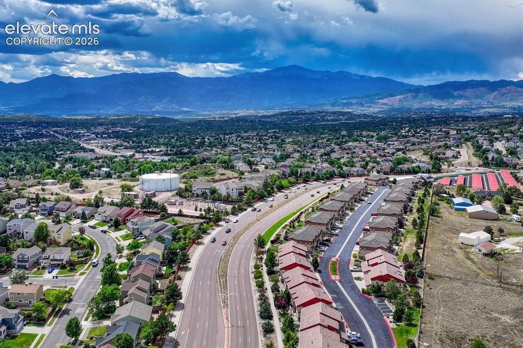 Image 38 of 40: Aerial view of complex and beautiful mountain views.
