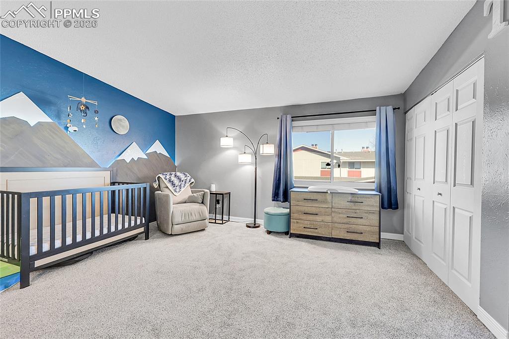 Image 15 of 30: Bedroom #2 with new carpet. 