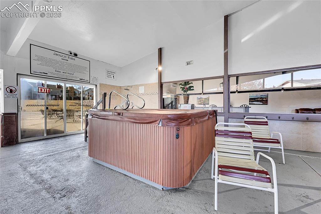 Image 24 of 30: Relax in the hot tub. 