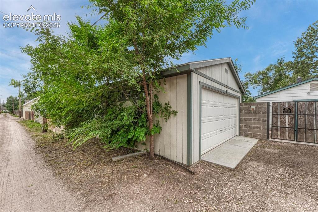 Image 5 of 50: 2 car detached garage with alley access – built in 2012