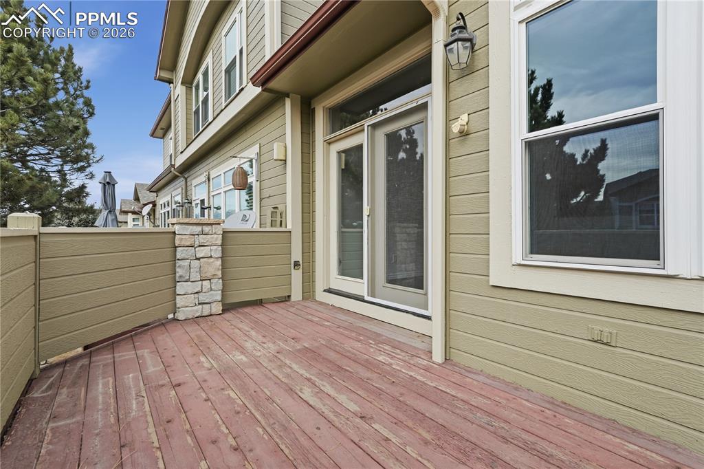 Image 29 of 41: Deck off main level family room