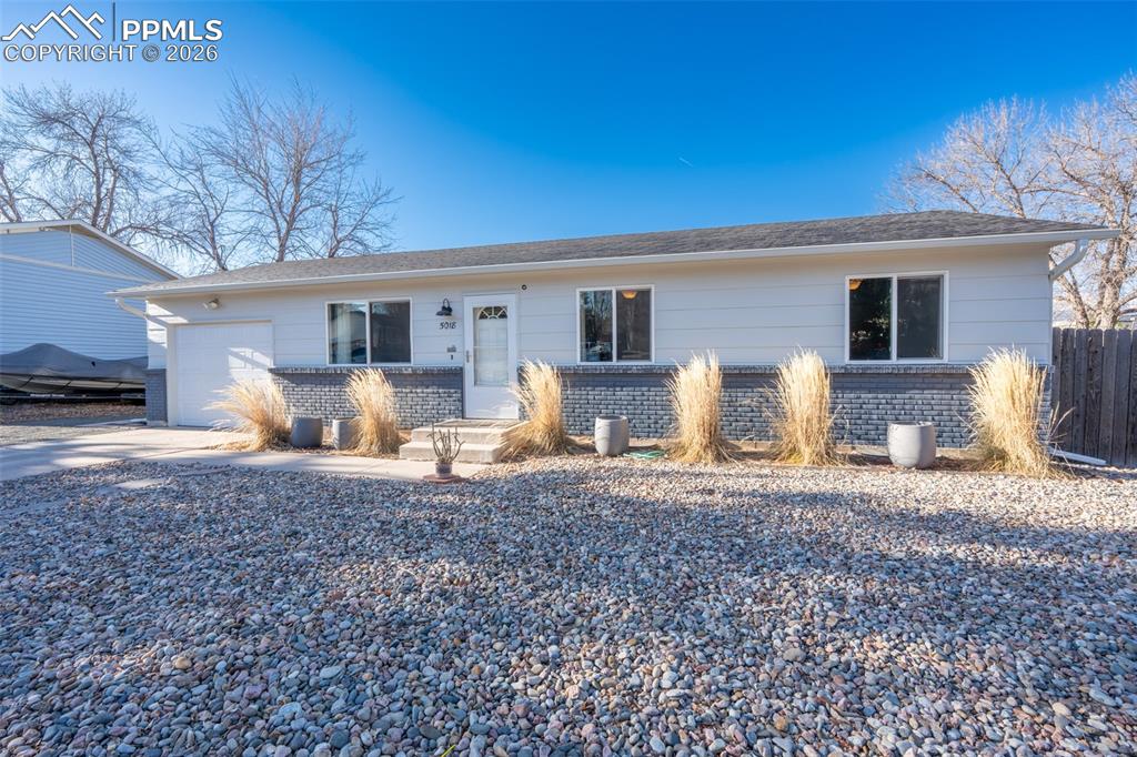 Caption: Front of home