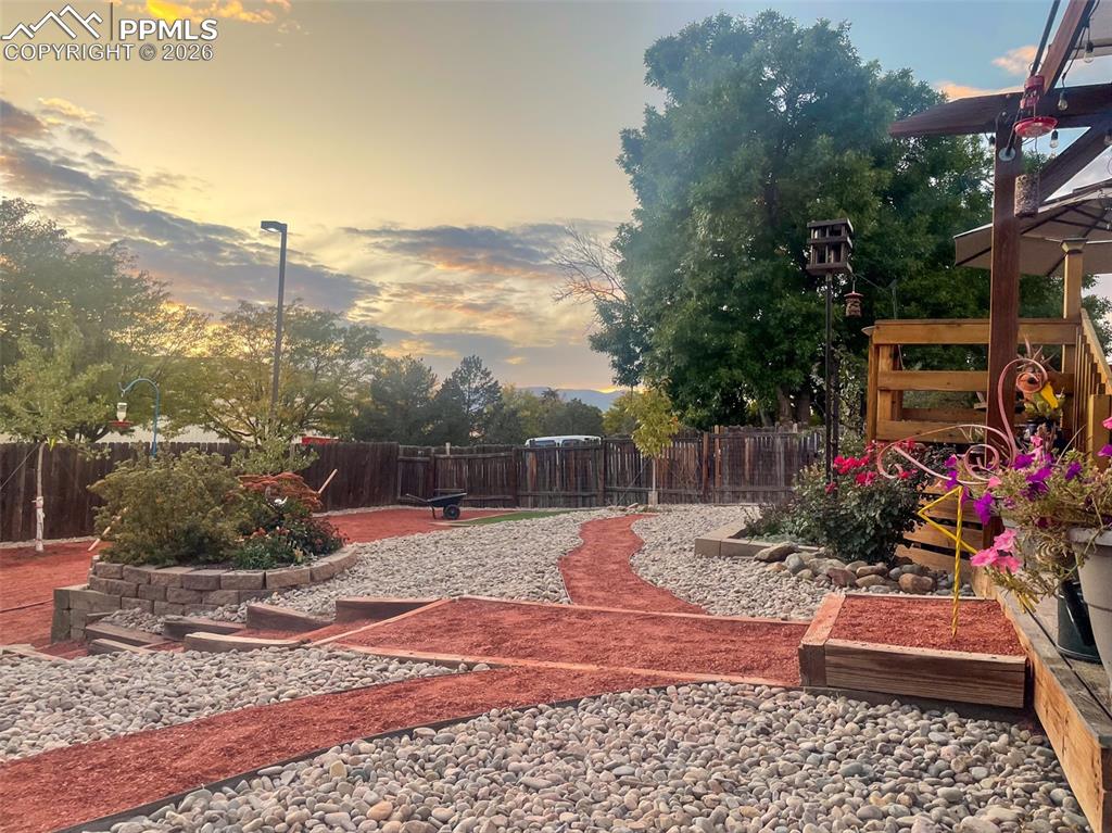 Image 35 of 40: Back yard with a view!