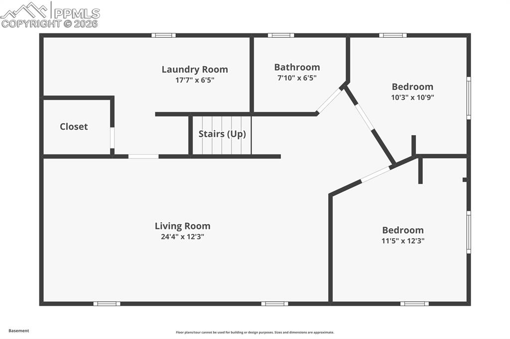 Image 39 of 40: Basement floor plan