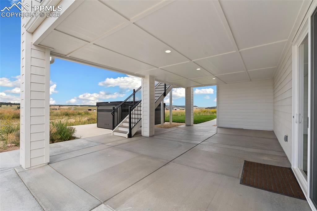 Image 48 of 50: View of patio / terrace with stairs