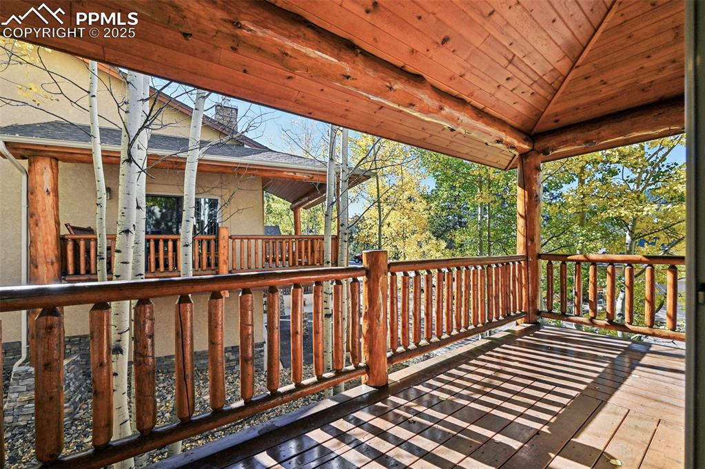 Image 15 of 42: View of wooden deck