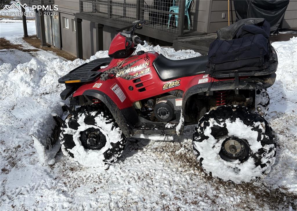 Image 34 of 34: ATV with Blade