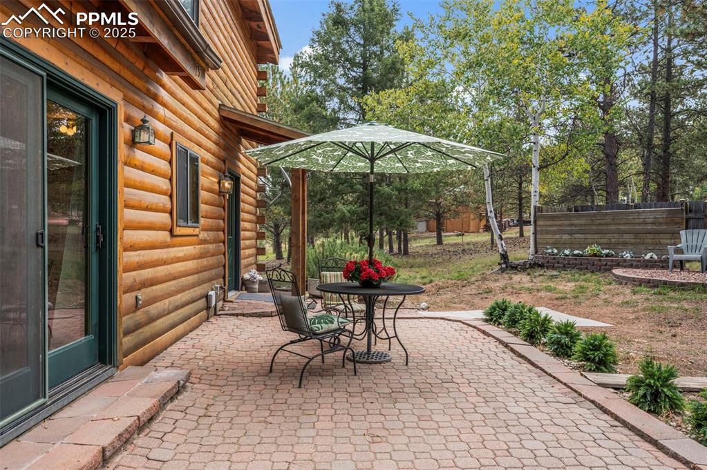 Image 14 of 39: Patio off the dining room