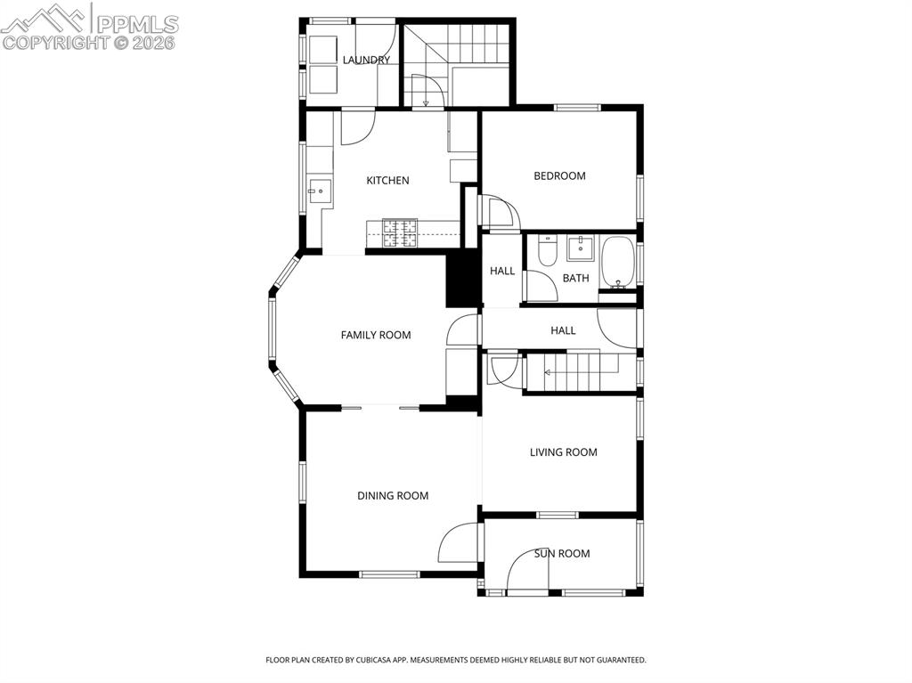 Image 32 of 34: Main level floor plan