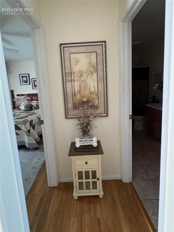 Image 3 of 28: Wood-finish flooring