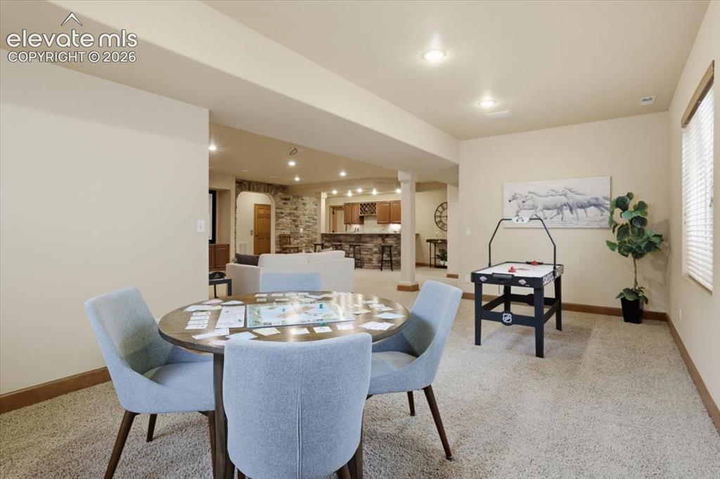 Image 27 of 32: Plenty of room for a poker table or other gaming systems!