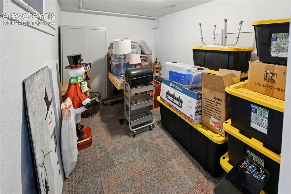 Image 34 of 50: Basement storage area 2