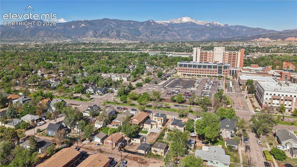 Image 43 of 50: Aerial View of lot and surrounding area