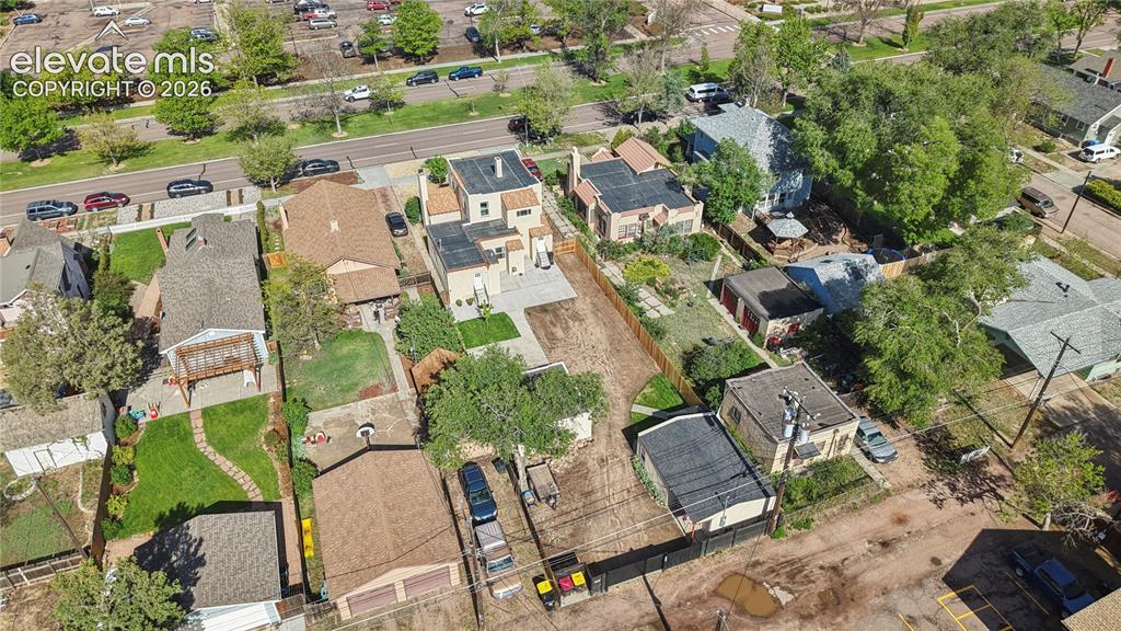 Image 45 of 50: Aerial View of lot from the back