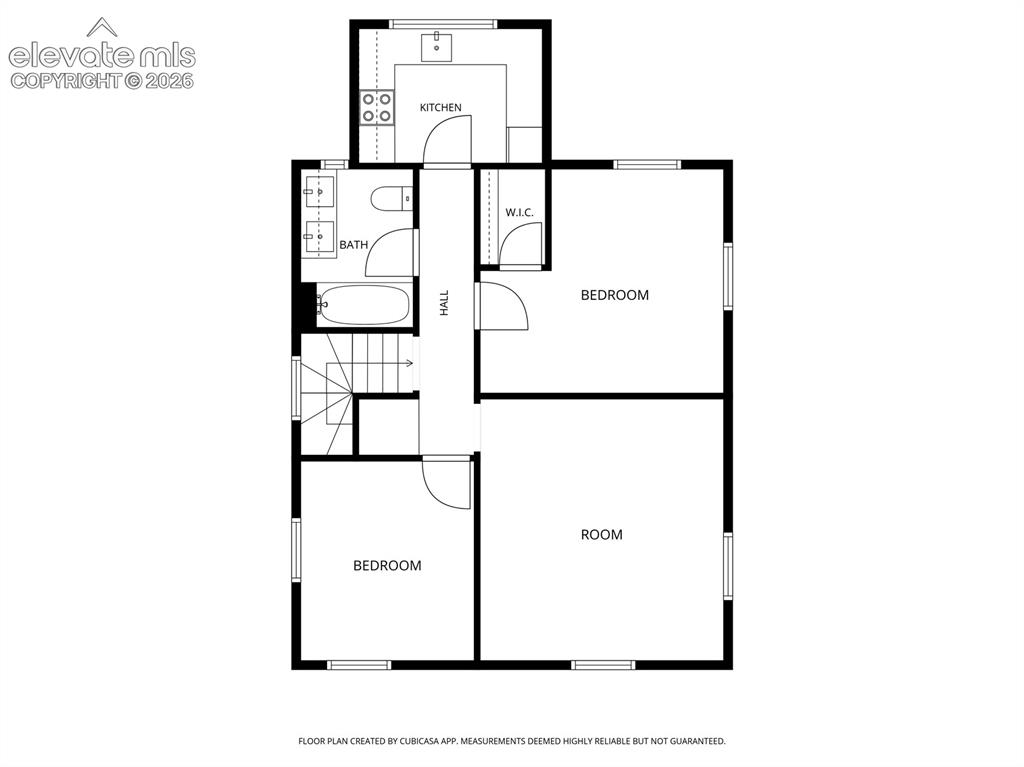 Image 48 of 50: Upstairs Floorplan