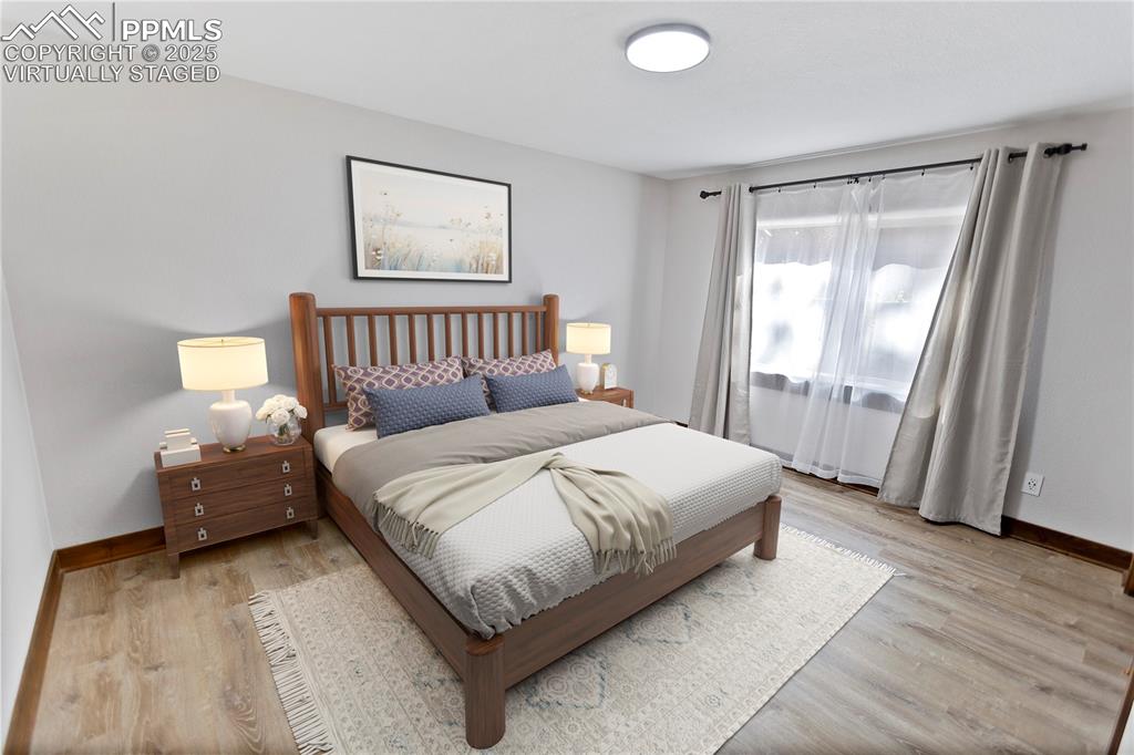 Image 13 of 39:  Lower Level Bedroom #2 - Virtually Staged