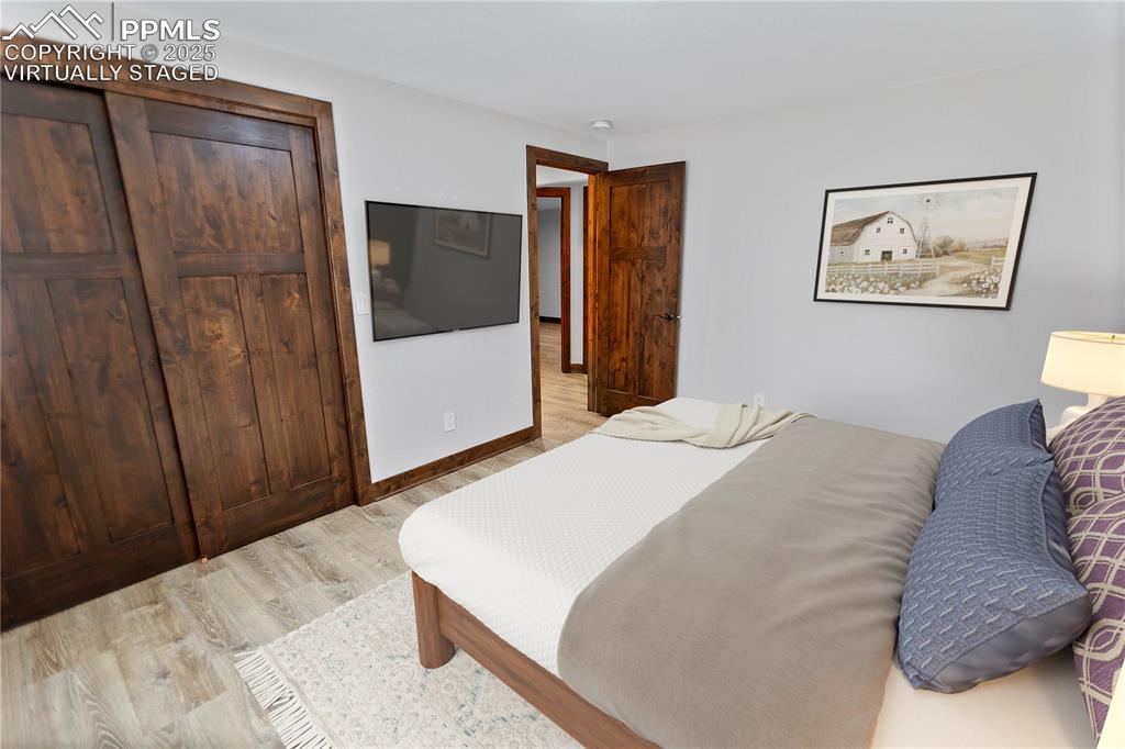 Image 14 of 39:  Lower Level Bedroom #2 - Virtually Staged