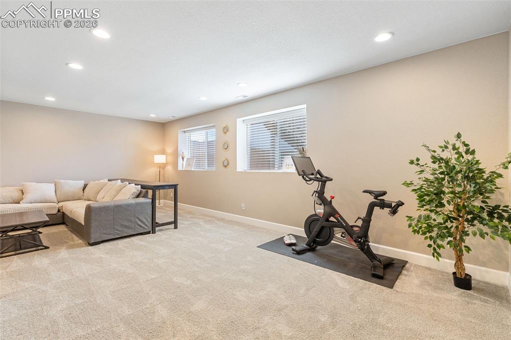 Image 35 of 49: Garden-Level Great Room