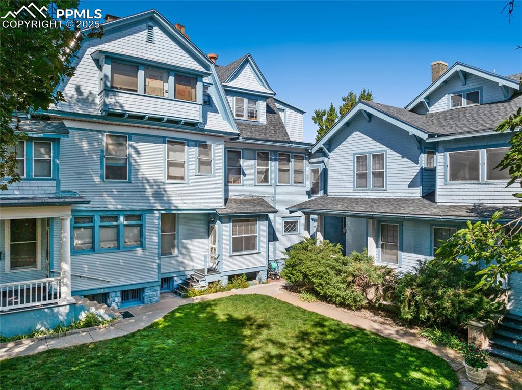 Caption: Front of Structure