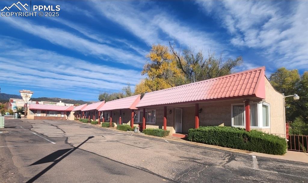 Caption: Front of Structure