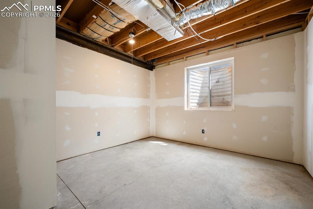 Image 30 of 47: bedroom rough in