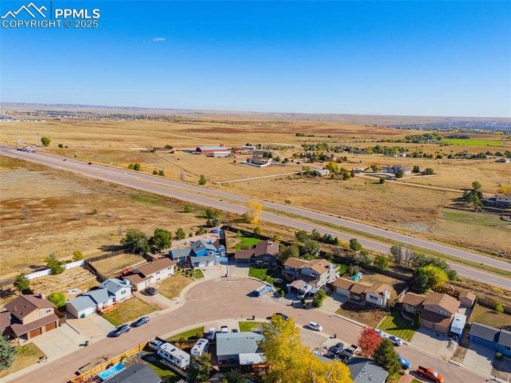 Image 33 of 33: Overview of rural landscape with nearby suburban area