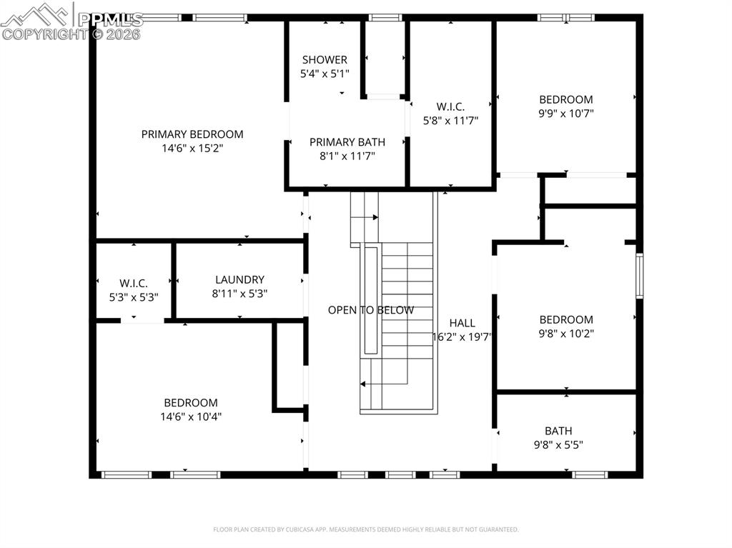 Image 25 of 49: Upper Level Floor Plan