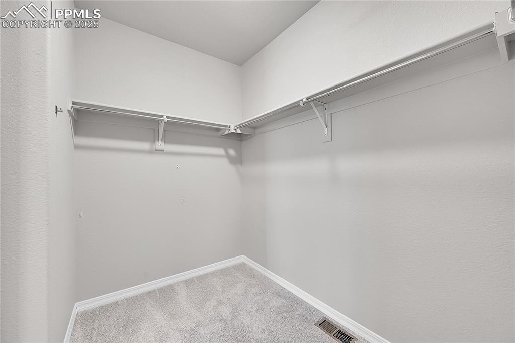 Image 17 of 43: Spacious closet with carpet