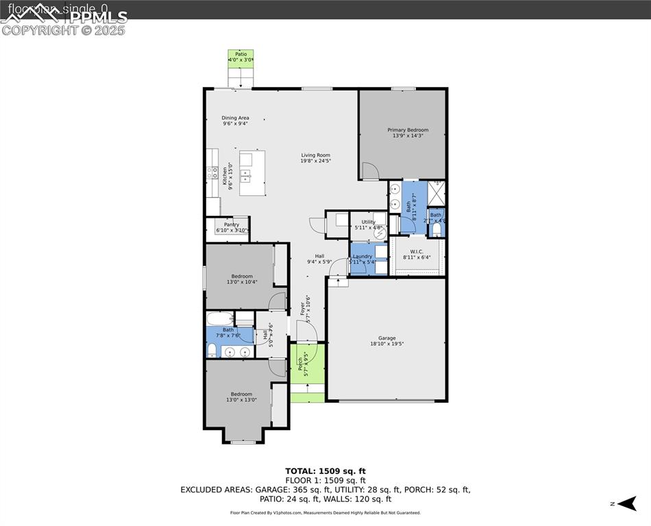 Image 33 of 43: View of floor plan / room layout