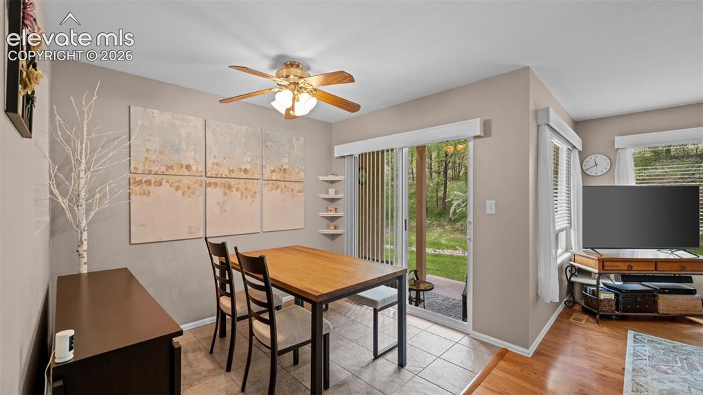 Image 3 of 28: Dining with New Slider To Patio