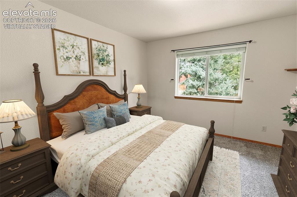 Image 14 of 40: Upper Level Bedroom 3 - Virtually Staged