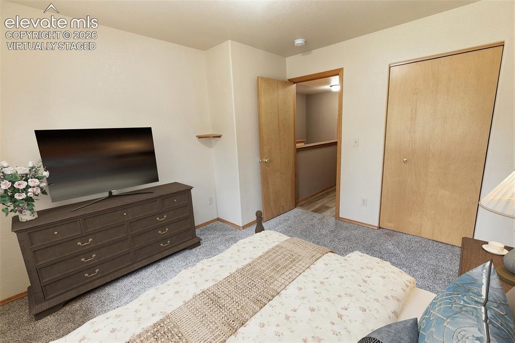 Image 15 of 40: Upper Level Bedroom 3 - Virtually Staged