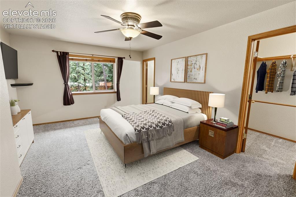 Image 8 of 40: Upper Level Master Bedroom - Virtually Staged