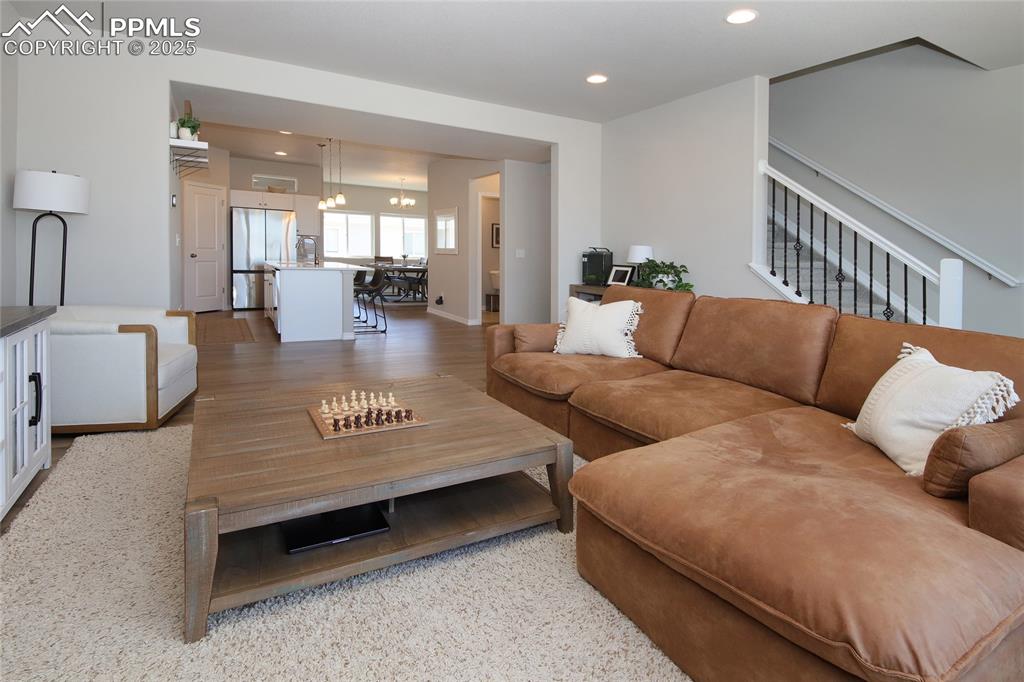 Image 19 of 38: Open concept main living space.