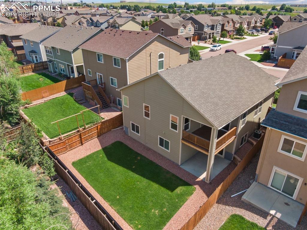 Image 40 of 45: Aerial view of residential area