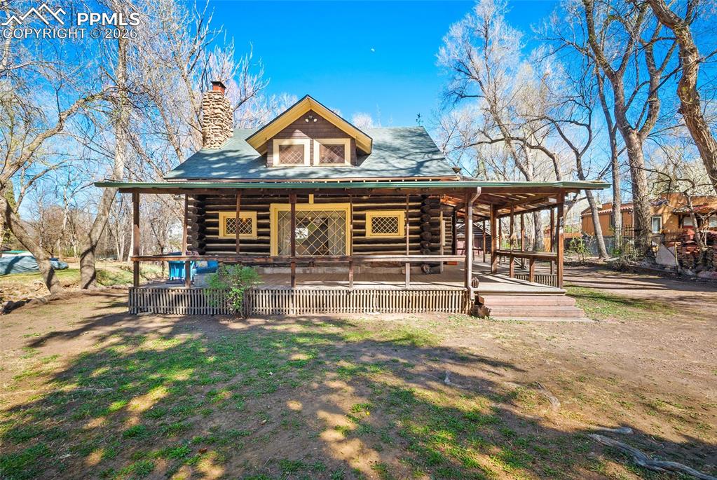 Caption: Front of Structure