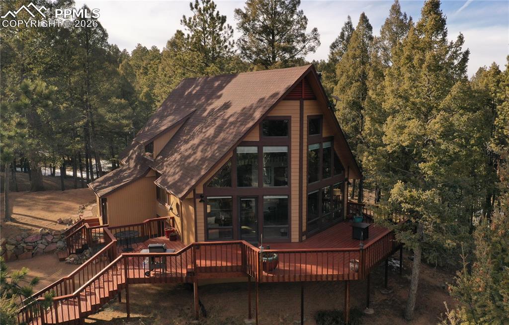 Caption: Front of Structure