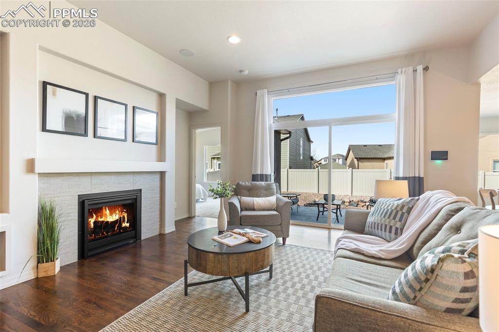 Image 26 of 44: Alternate view of main-level bedroom or office space, ideal for guests or r