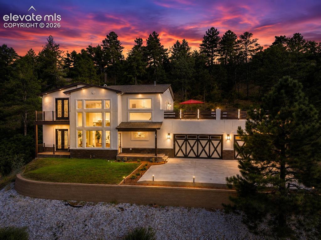 Caption: Luxurious custom built home on a .53 acre lot in the hills of Woodmen Valley.